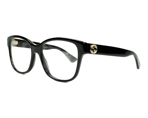 gucci eyeglasses black frame|black Gucci eyeglasses frames women.